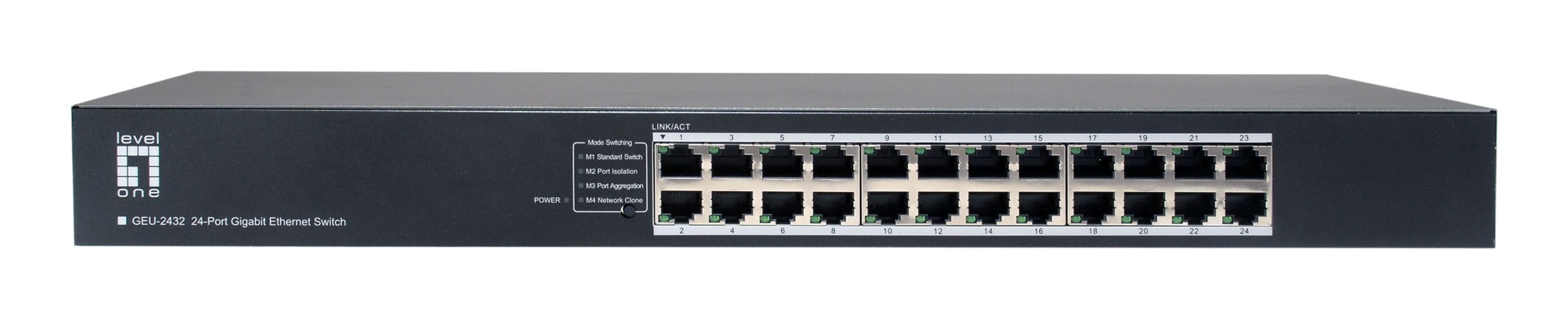 LevelOne Switch 24xGE 19" unmanaged Metall LevelOne Switch 24xGE 19" unmanaged Metall