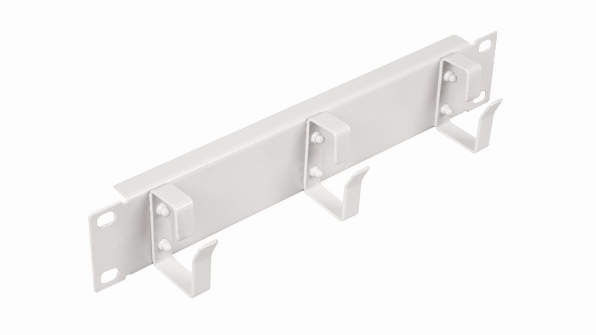 Equip 10" Kabelmanagement 3xMetallringe          1U  RAL7035