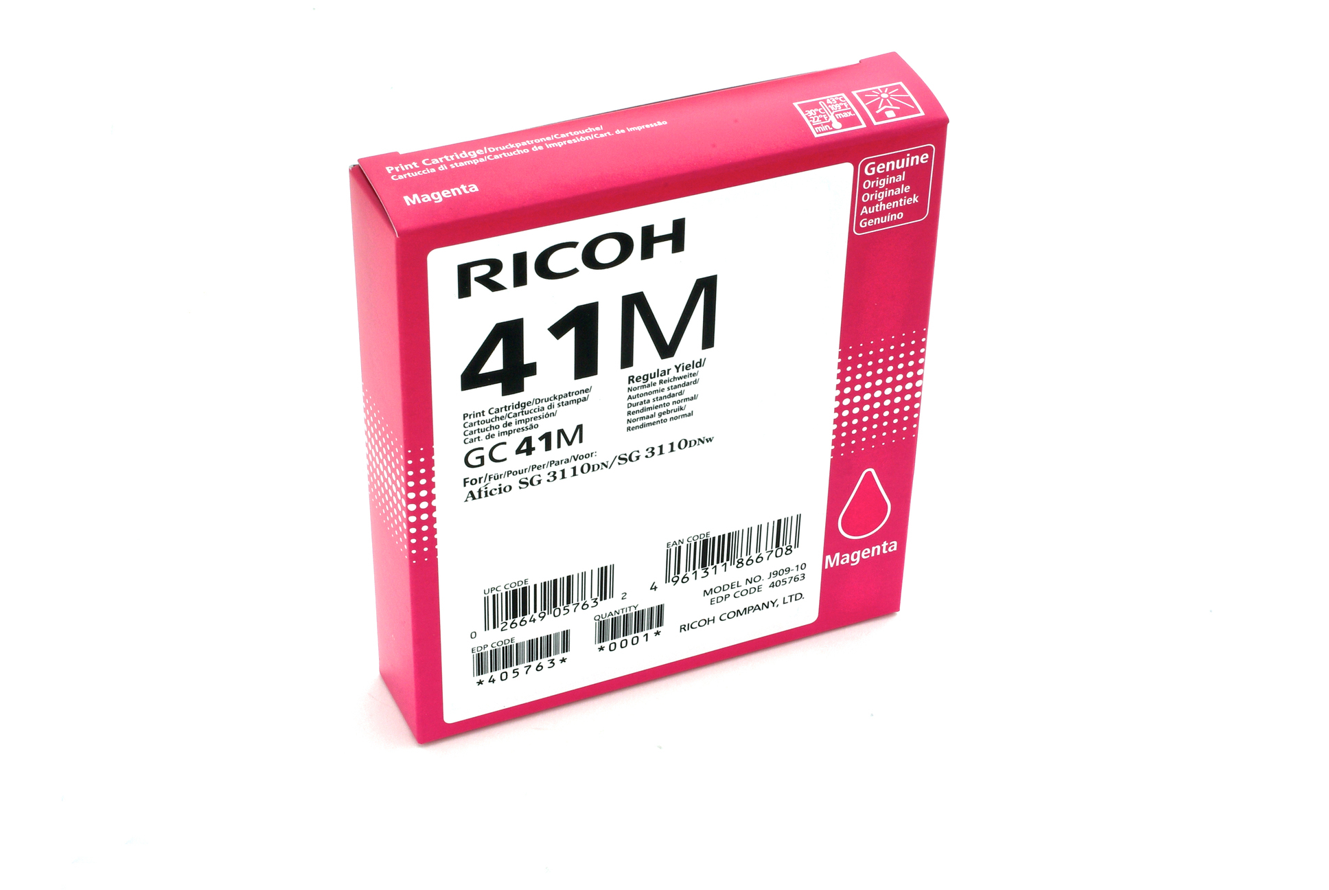 Ricoh Patrone GC41M magenta 2200 Seiten 405763