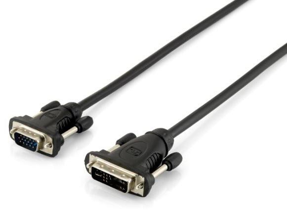 Equip Adapter DVI-A->VGA           1920x1200 St/&shy;St  1.80m sw Pol
