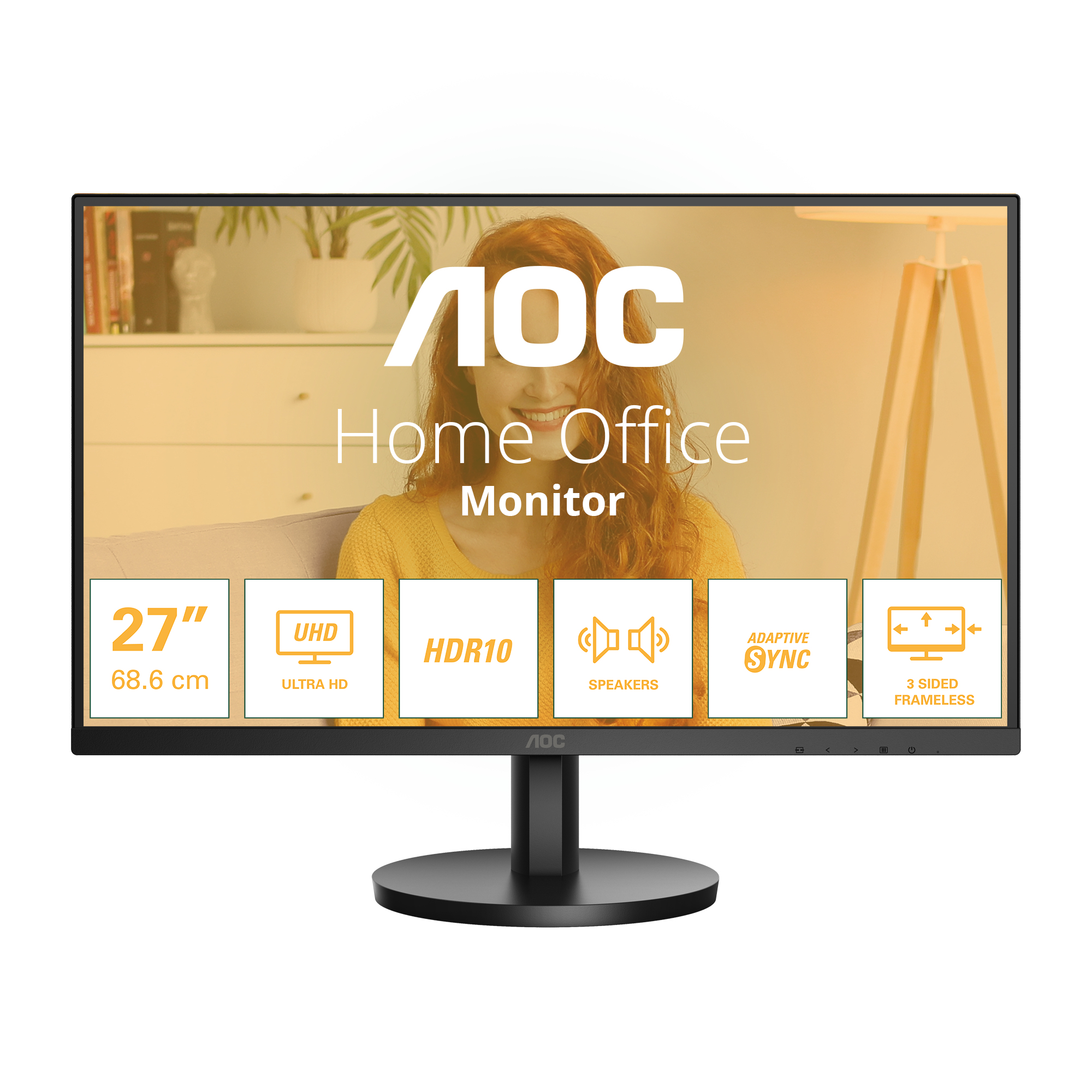 AOC 68,6cm (27") U27B3A 16:09 2xHDMI+DP IPS black Spk.