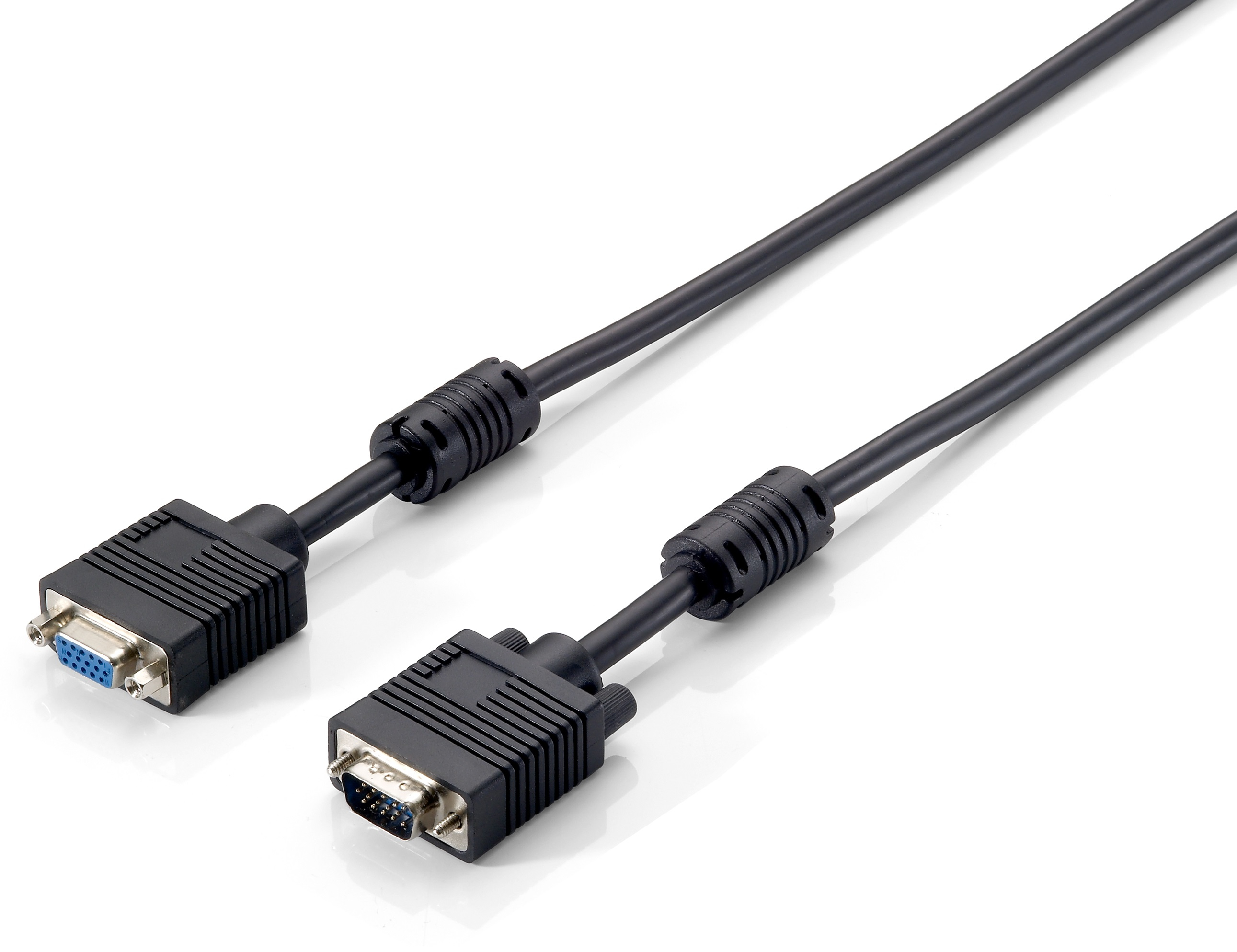 Equip VGA Kabel 1920x1080/&shy;60Hz Erweit.  St/&shy;Bu  1.00m schwarz