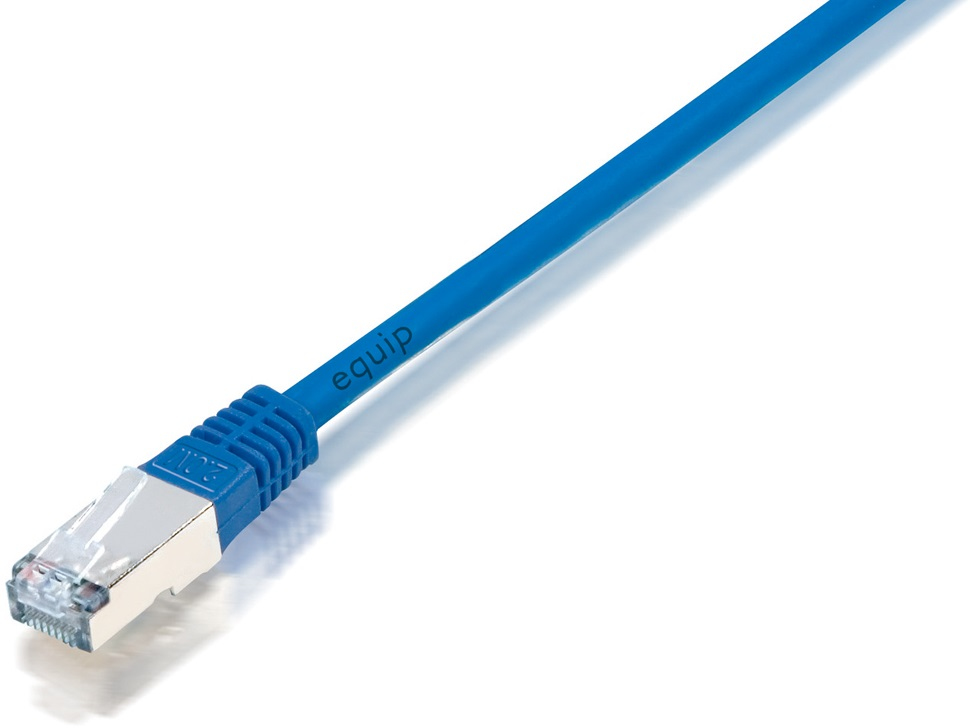 Equip Patchkabel Cat5e F/UTP 2xRJ45 0.50m blau PVC Polybeutel
