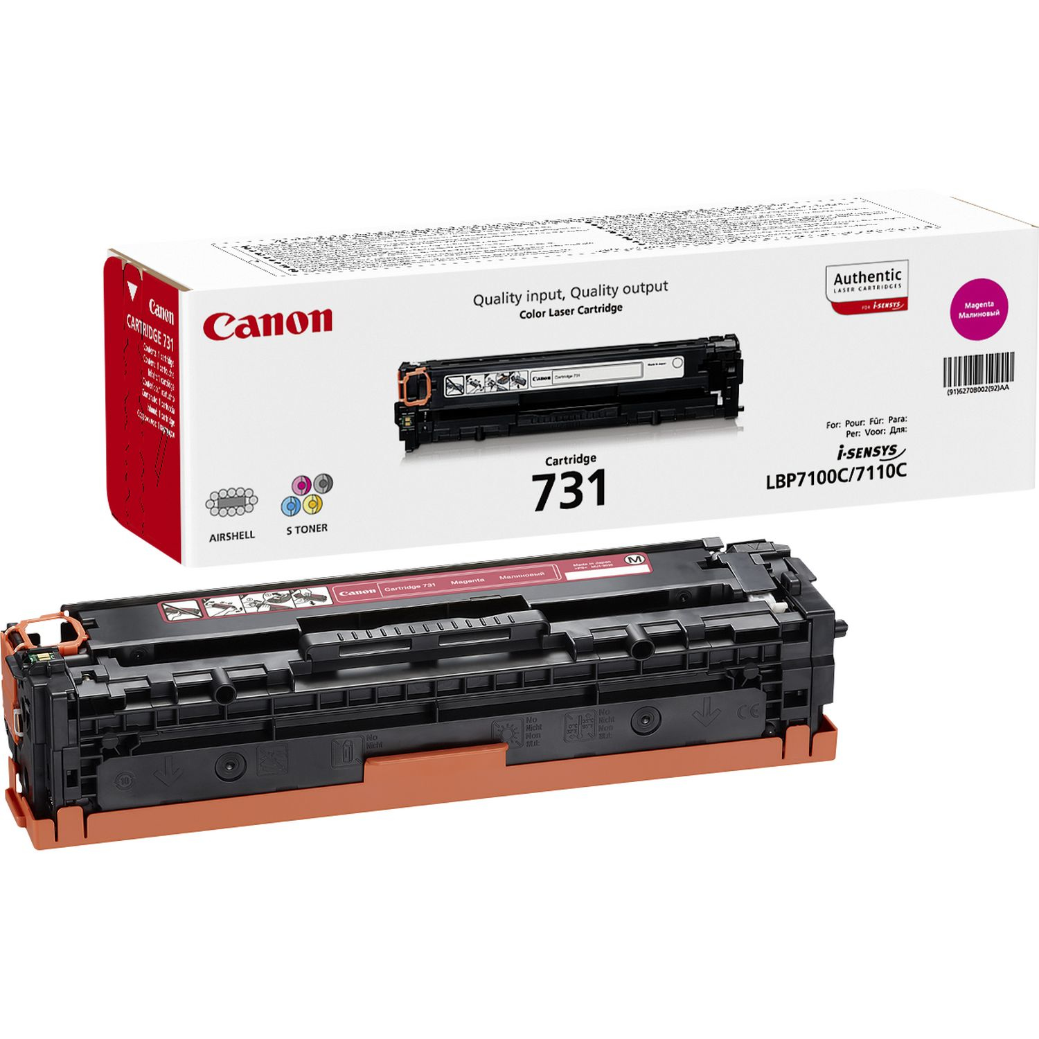 Toner Canon 731 M magenta 1500 Seiten Toner Canon 731 M magenta 1500 Seiten