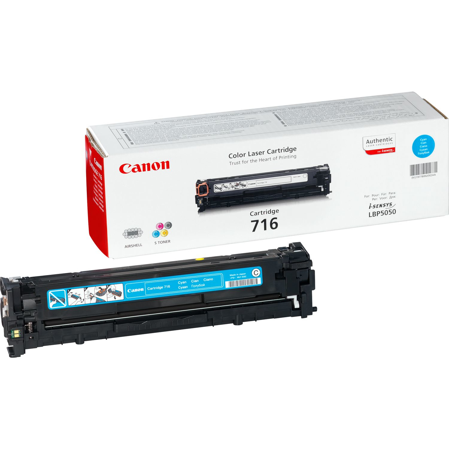 Toner Canon 716 C cyan 1500 Seiten Toner Canon 716 C cyan 1500 Seiten