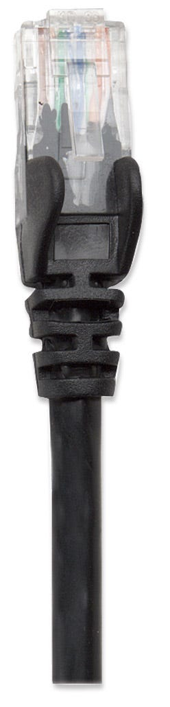 Intellinet 320764 RJ45 Patchkabel CAT 5e U/UTP 3.00 m Schwarz