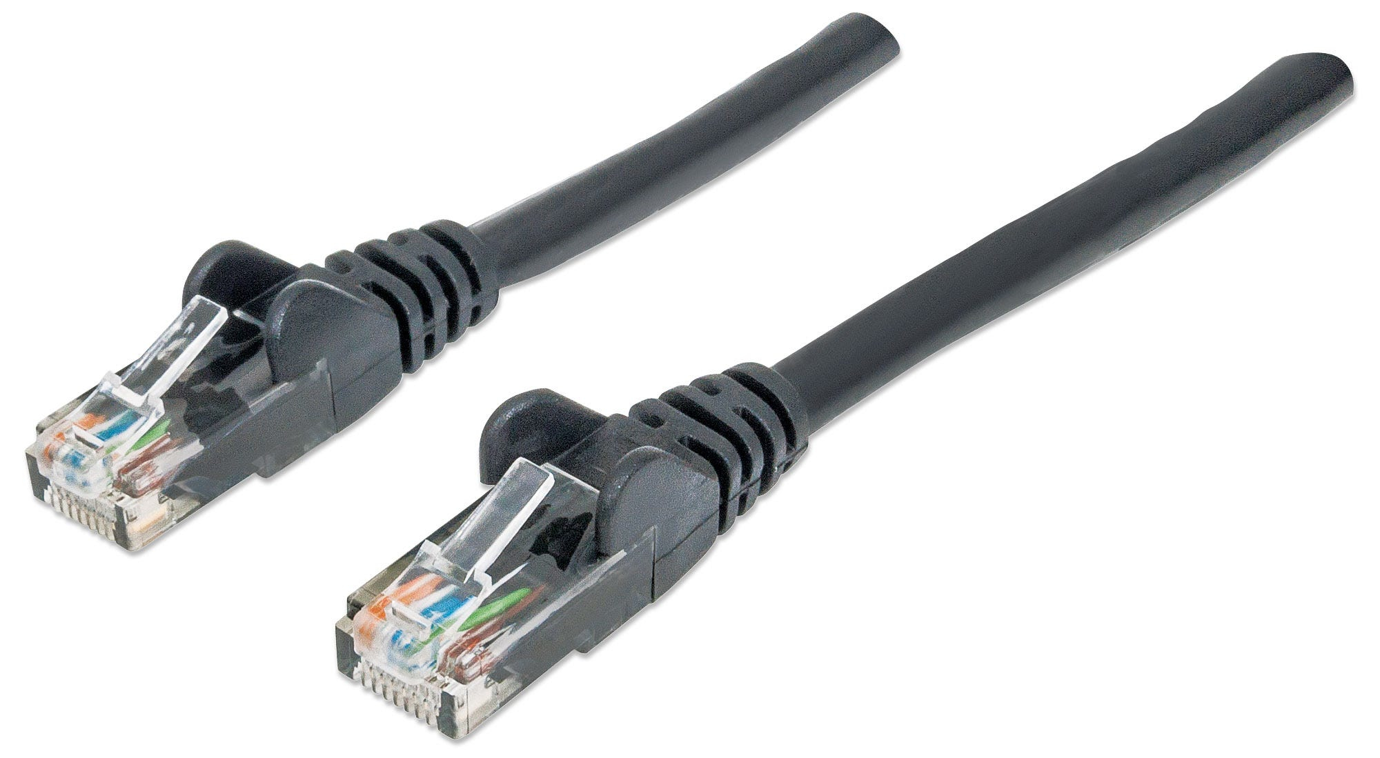 INTELLINET Patchkabel RJ45 U/UTP Cat6 1.50m schwa Patchkabel RJ45