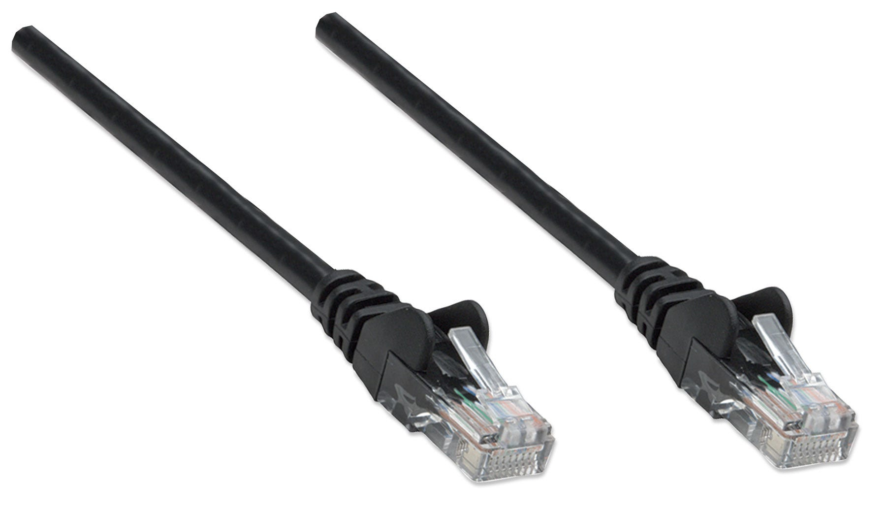 INTELLINET Patchkabel RJ45 U/UTP Cat6 15m Hebelschutz schw