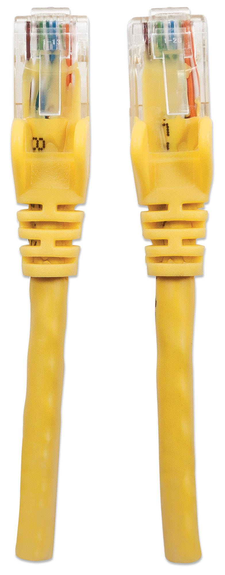 INTELLINET Patchkabel RJ45 U/UTP Cat6 1.00m Hebelschutz gelb