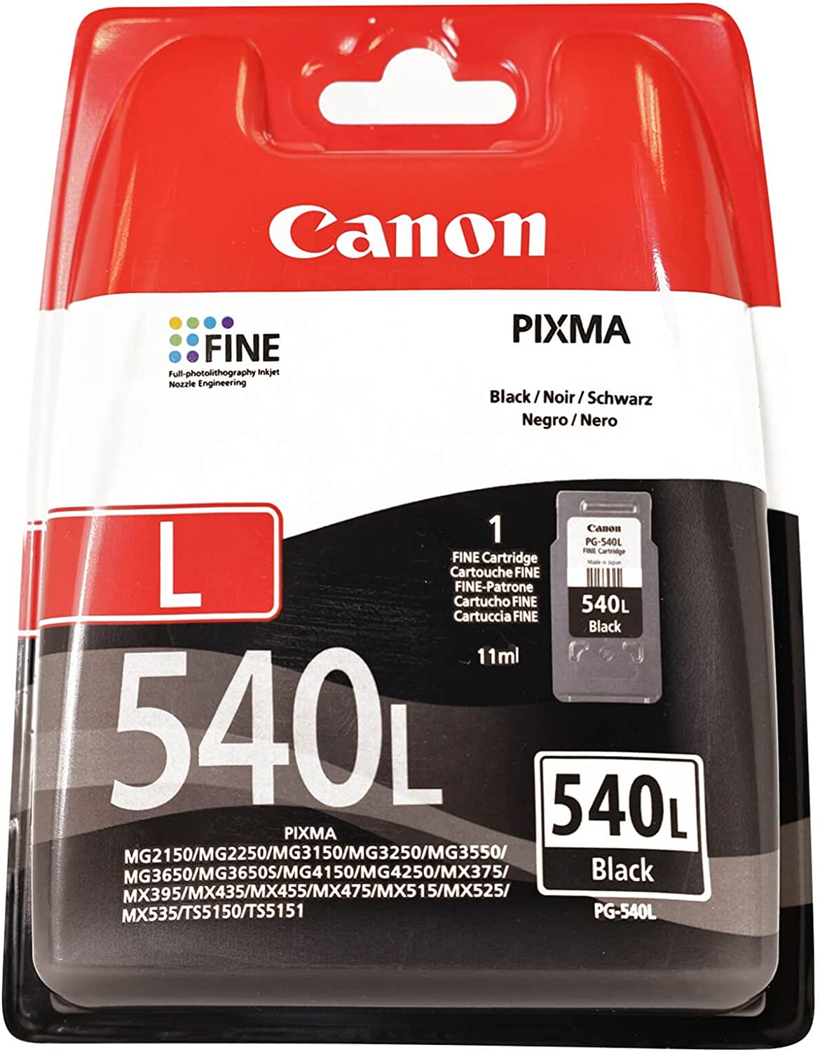 Patrone Canon PG-540L black