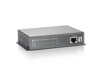 LevelOne PoE+Switch 4xGE PoE/­1xGE 115W 19"unmanaged Plastik LevelOne PoE+Switch 4xGE PoE/­1xGE 115W 19"unmanaged Plastik