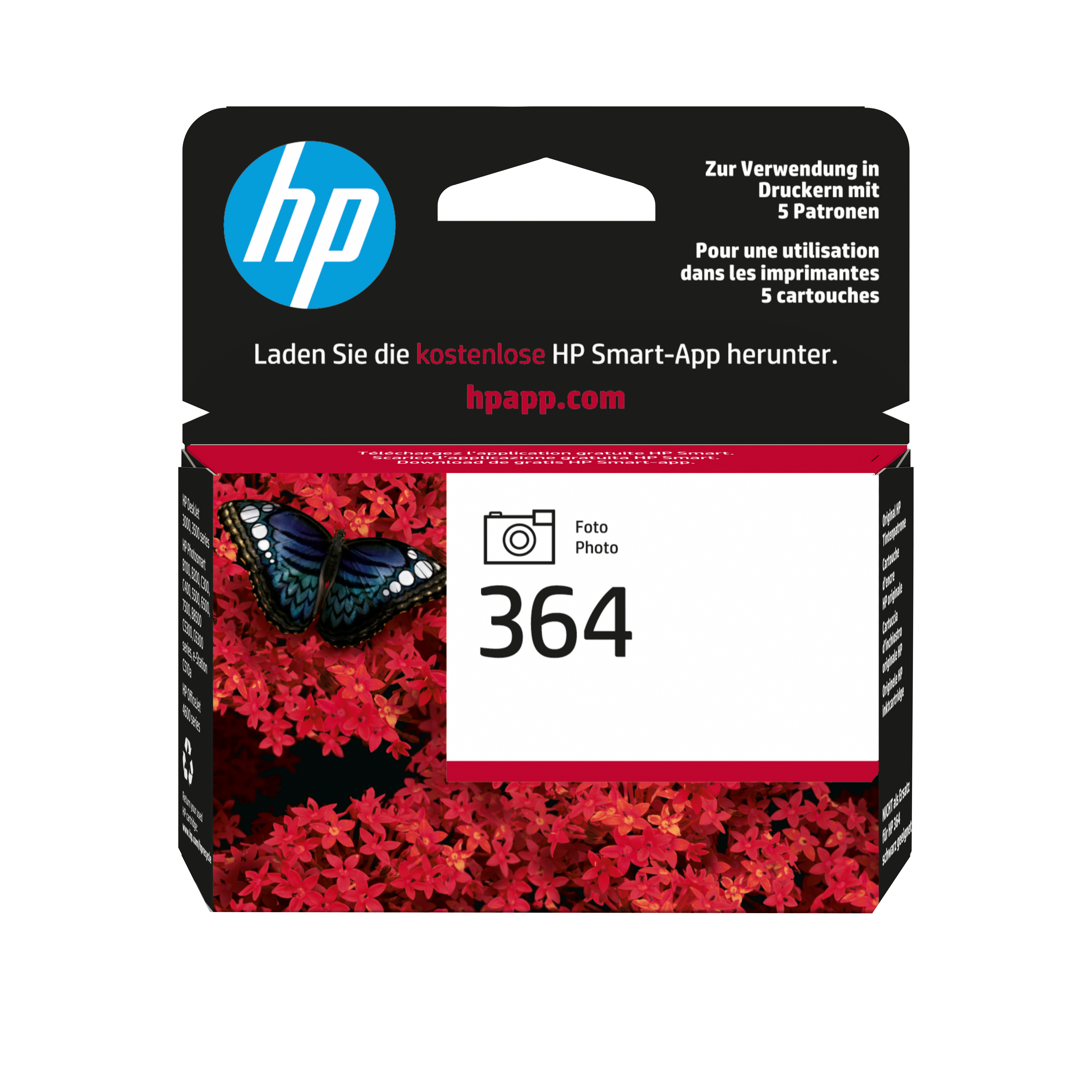 HP 364      Fotoschwarz         Tintenpatrone Patronen HP