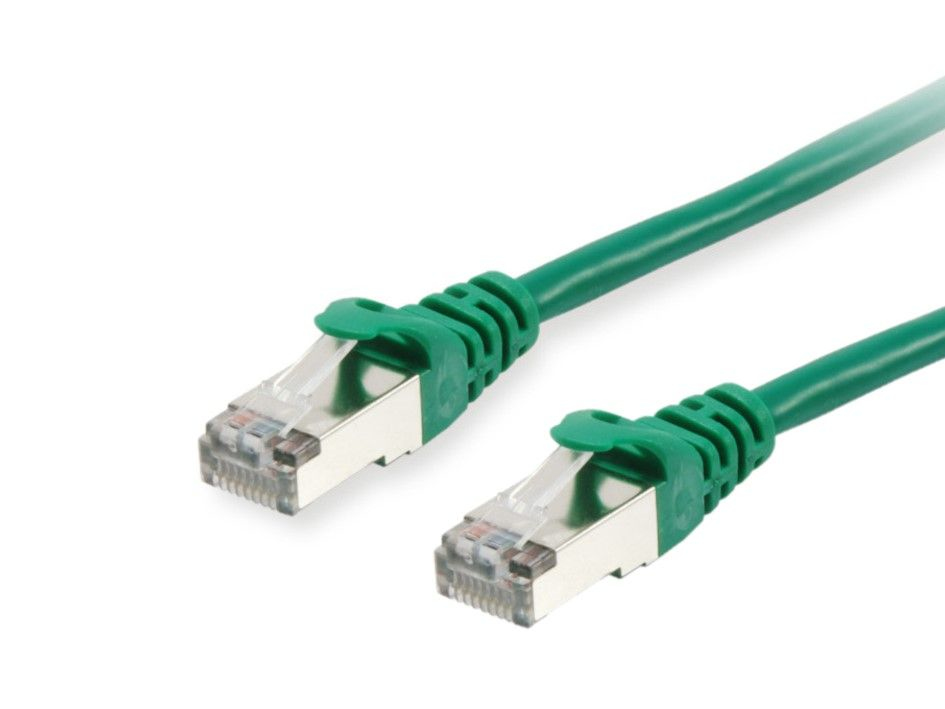 Equip Patchkabel Cat6 S/FTP 2xRJ45 50.00m grün LSZH Polybeutel