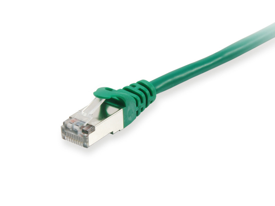 Equip Patchkabel Cat6A S/FTP 2xRJ45 2.00m grün LSZH Polybeutel