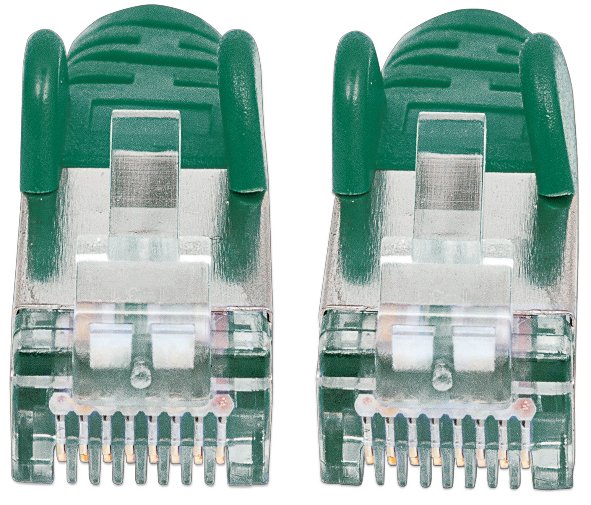 INTELLINET Patchkabel Cat6A CU S/FTP LSZH 1.00m grün