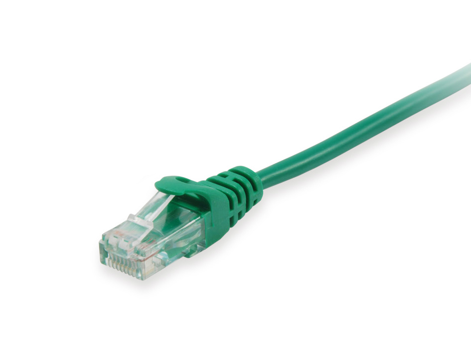Equip Patchkabel Cat6 U/UTP 2xRJ45 1.00m grün PVC Polybeutel