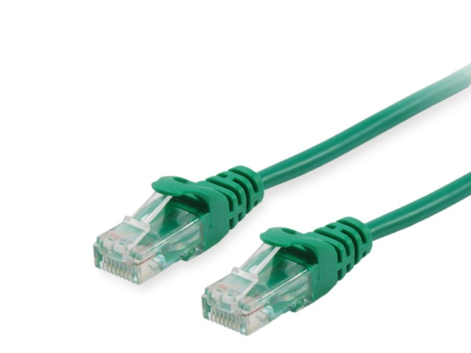 Equip Patchkabel Cat6 U/UTP 2xRJ45 3.00m grün PVC Polybeutel