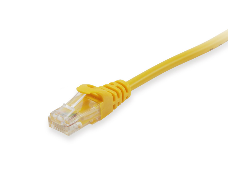 Equip Patchkabel Cat6 U/UTP 2xRJ45 15.00m gelb PVC Polybeutel