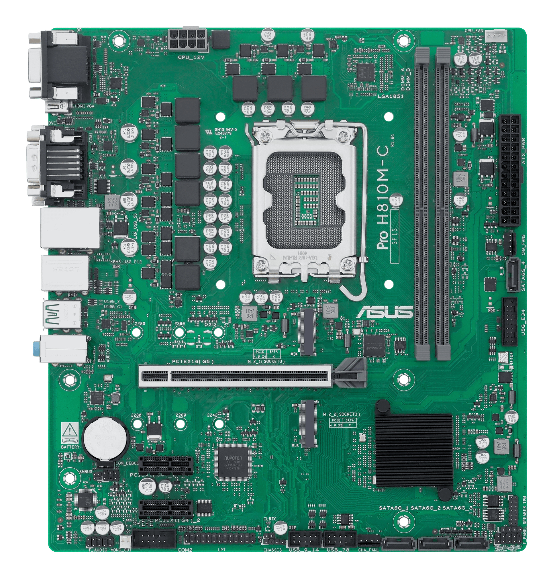 ASUS PRO H810M-C-CSM (INTEL,LGA1851,DDR5,mATX)
