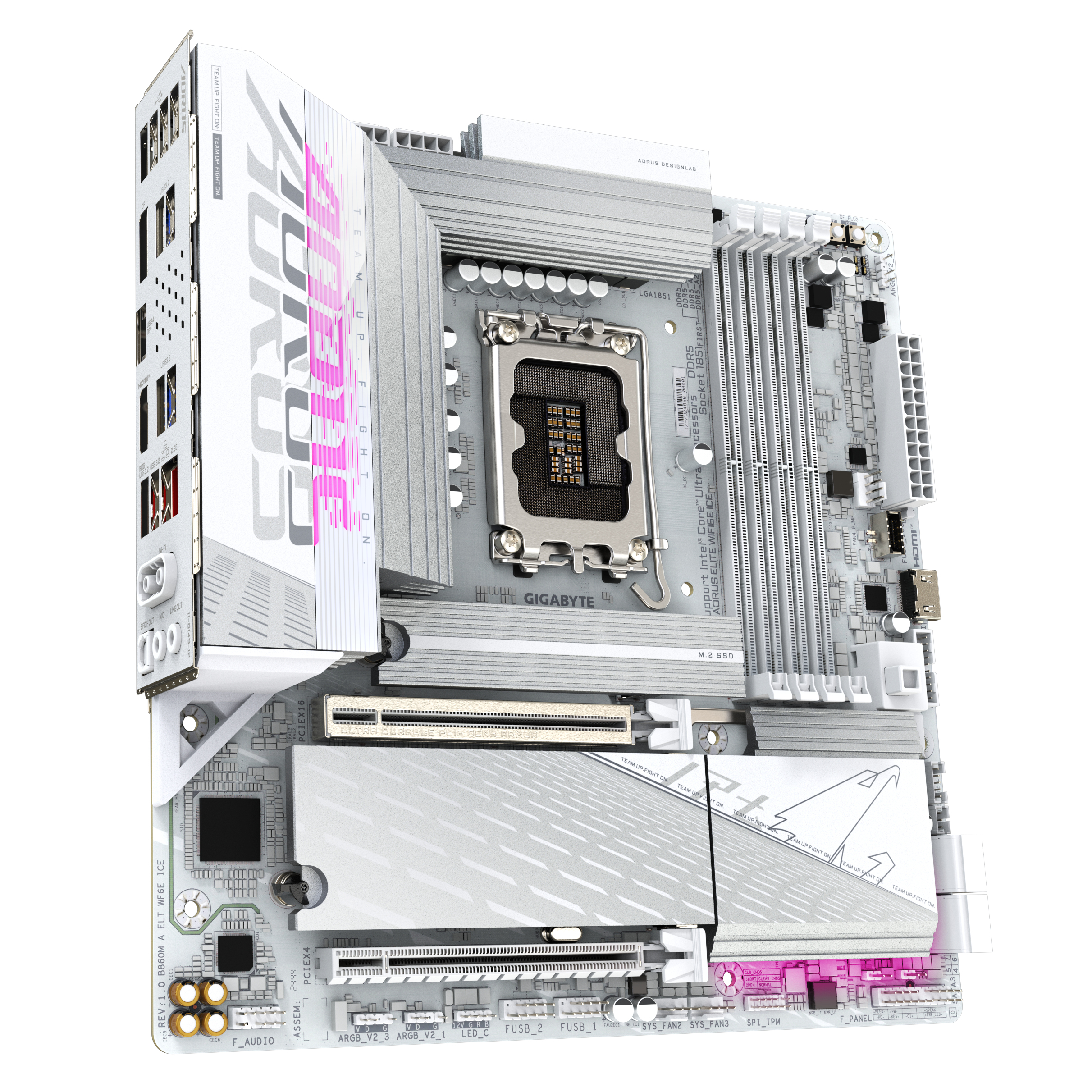 Gigabyte B860M A ELT WF6E ICE (B860,S1851,mATX,DDR5 Mainboards INTEL