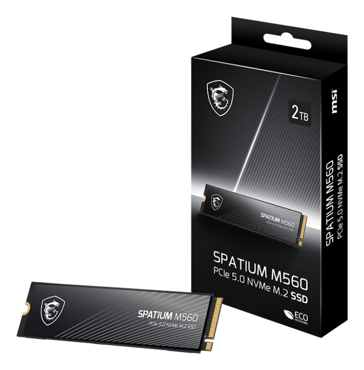SSD 2TB MSI Spatium M560 (M.2 2280) PCIe Gen5 x4 NVMe