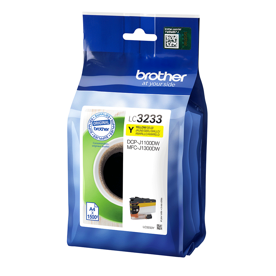 Brother LC-3233Y Druckerpatrone 1 Stück(e) Original Standardertrag Gelb