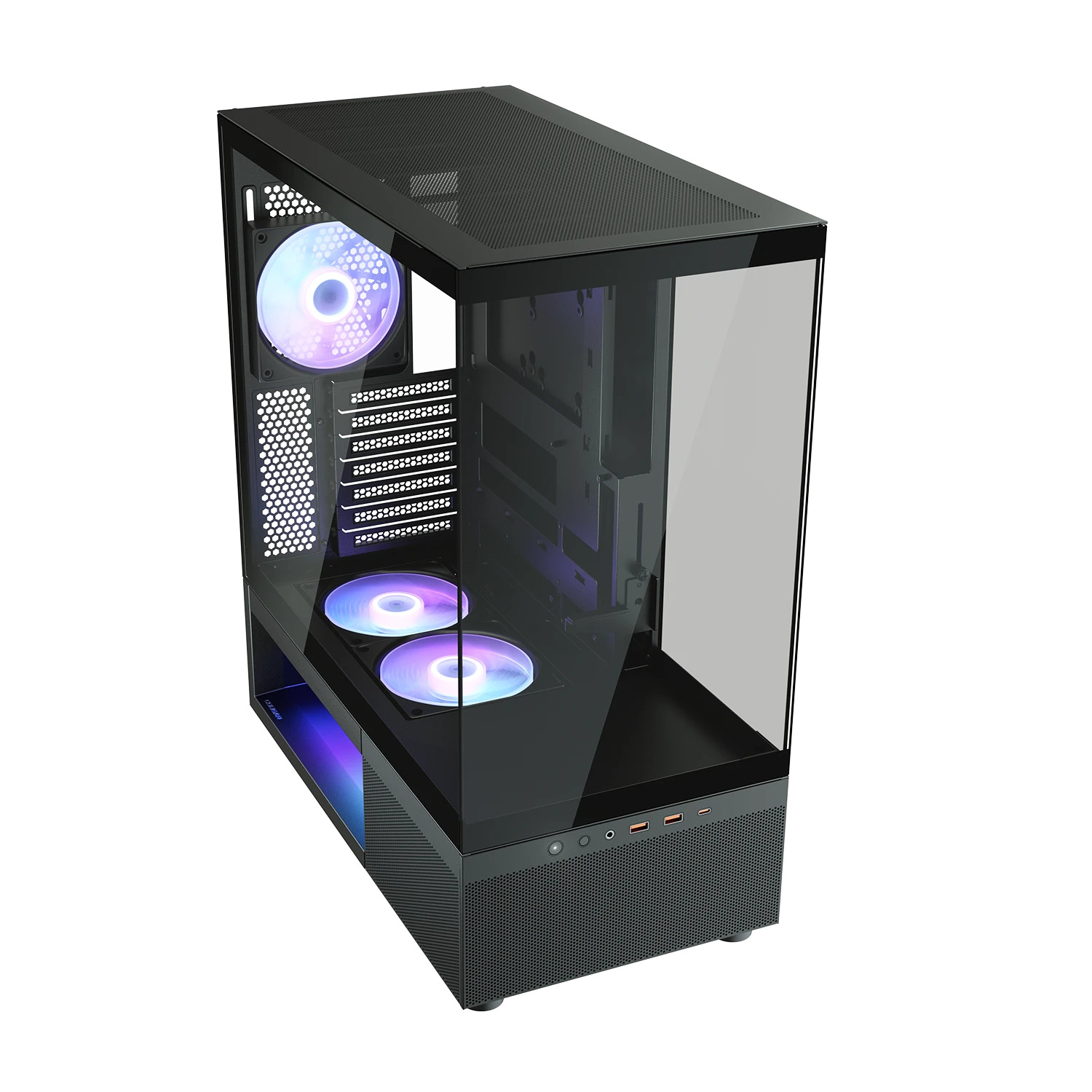 COUGAR Gehäuse Midi-Tower CFV220, ARGB, Glas, Schwarz