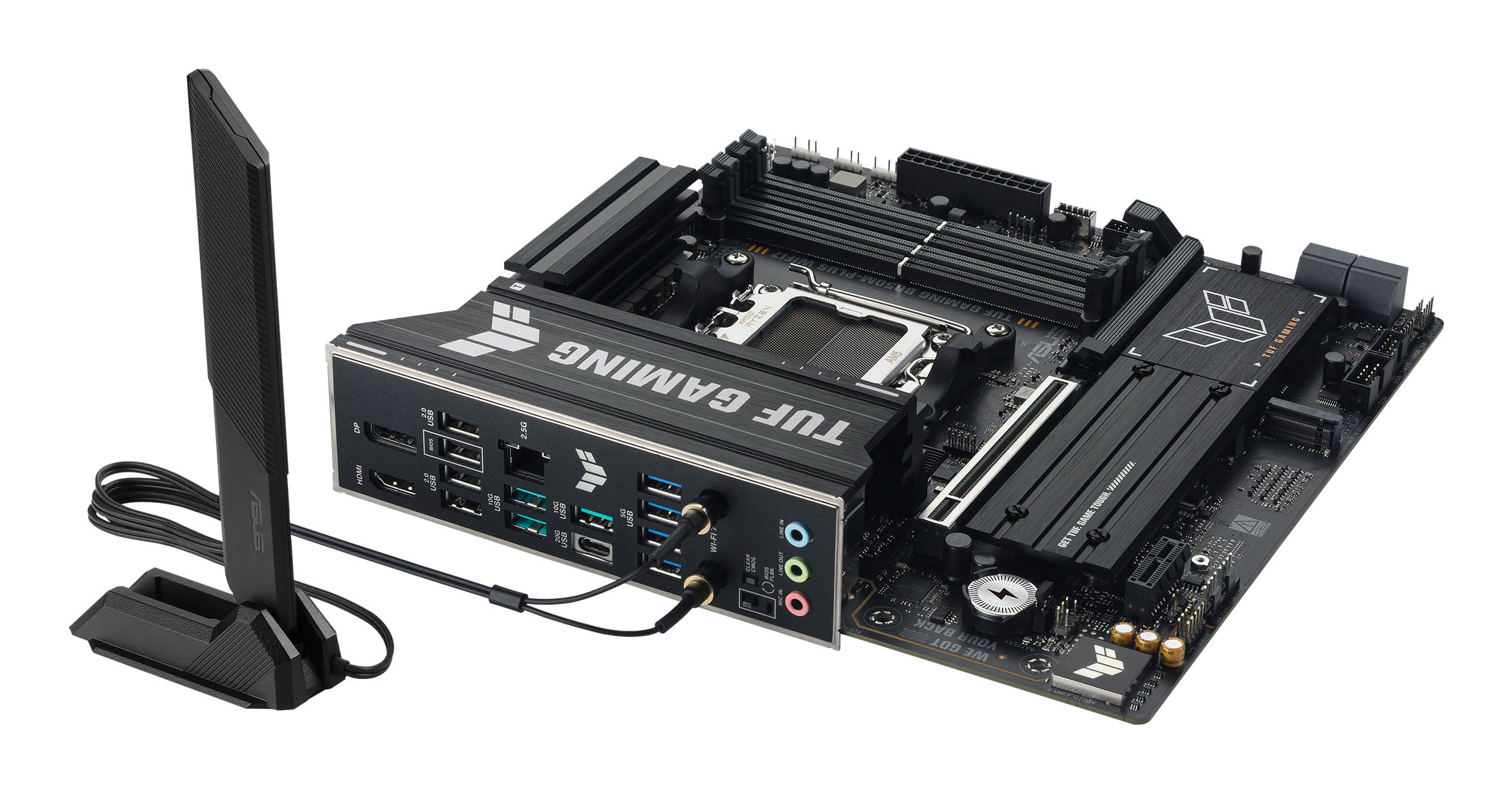 ASUS TUF GAMING B850M-PLUS WIFI7 (AMD,AM5,DDR5,mATX)