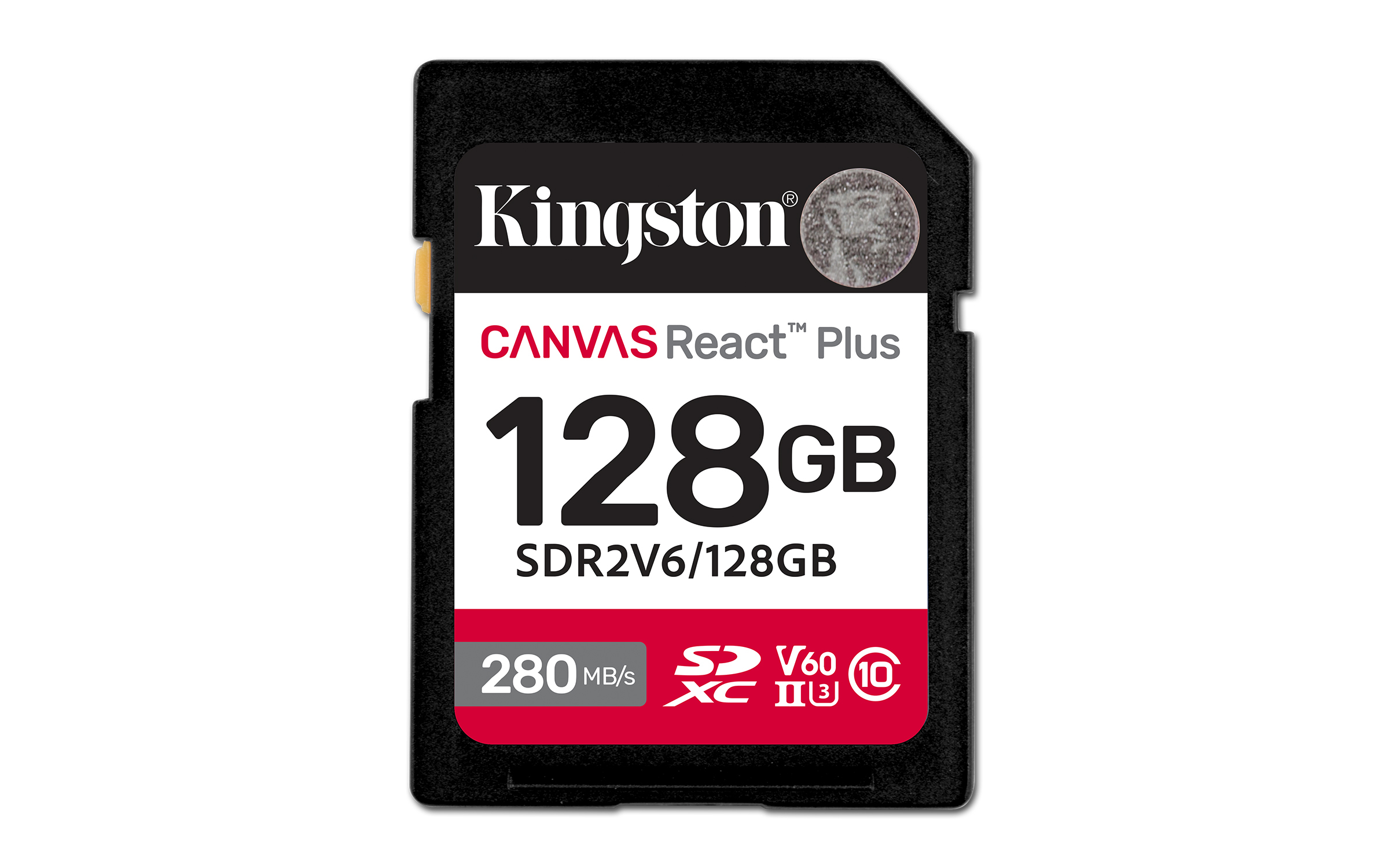 SD Card 128GB Kingston SDXC React+ 280R/­100W Reader retail SD Card 128GB Kingston SDXC React+ 280R/­100W Reader retail