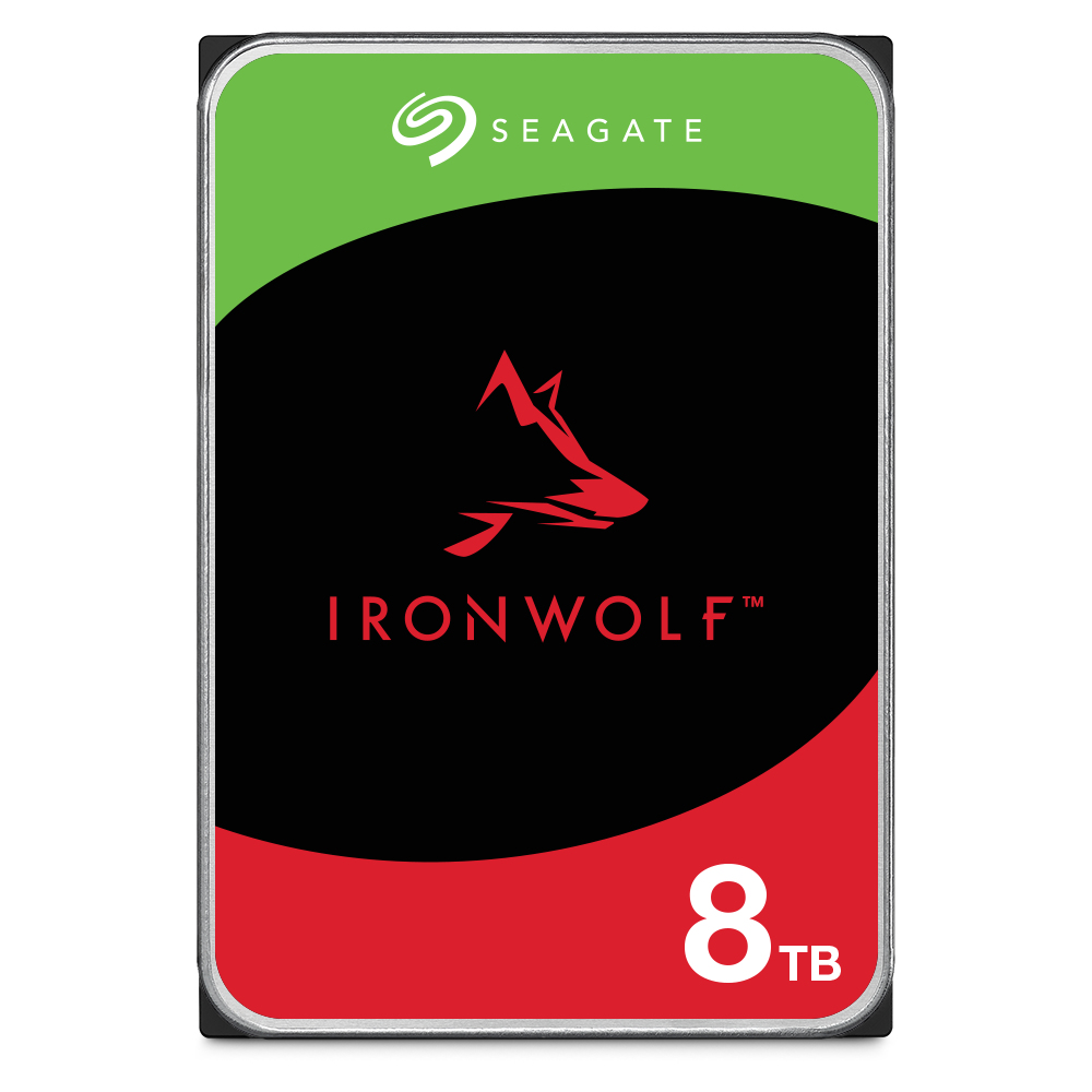 Seagate 8.9cm (3.5")   8TB SATA3 IronWolf  7200 256MB intern