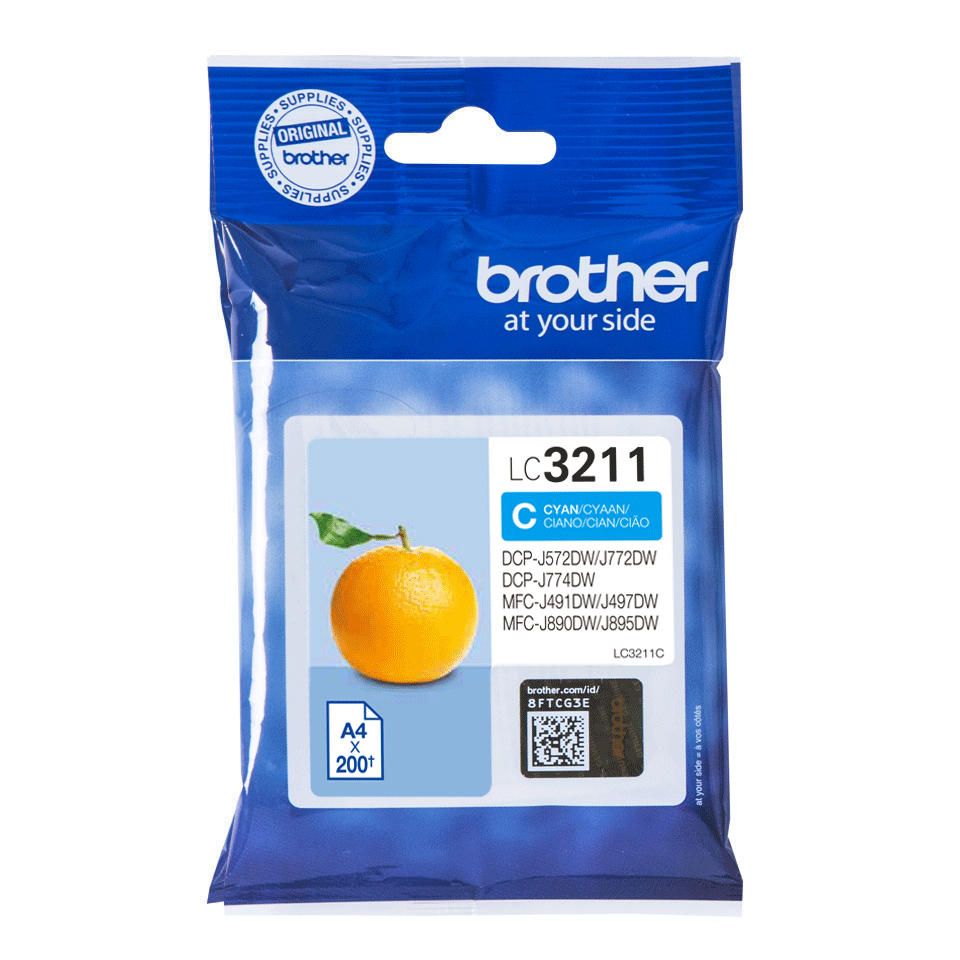 Patrone Brother LC-3211C DCP-J772/­4DW, MFC-J890DW Patrone Brother LC-3211C DCP-J772/­4DW, MFC-J890DW