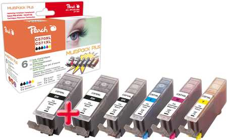 Peach Patrone Canon PGI-570XL/­CLI-571XL MultiPackPlus KOM Peach Patrone Canon PGI-570XL/­CLI-571XL MultiPackPlus KOM