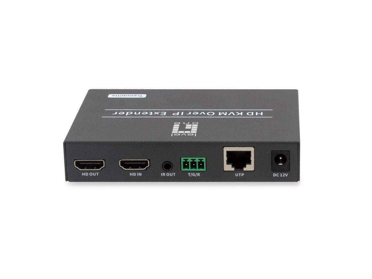 LevelOne HDMI über IP PoE Sender USB-Mini 150m sw Netzwerkzubehör