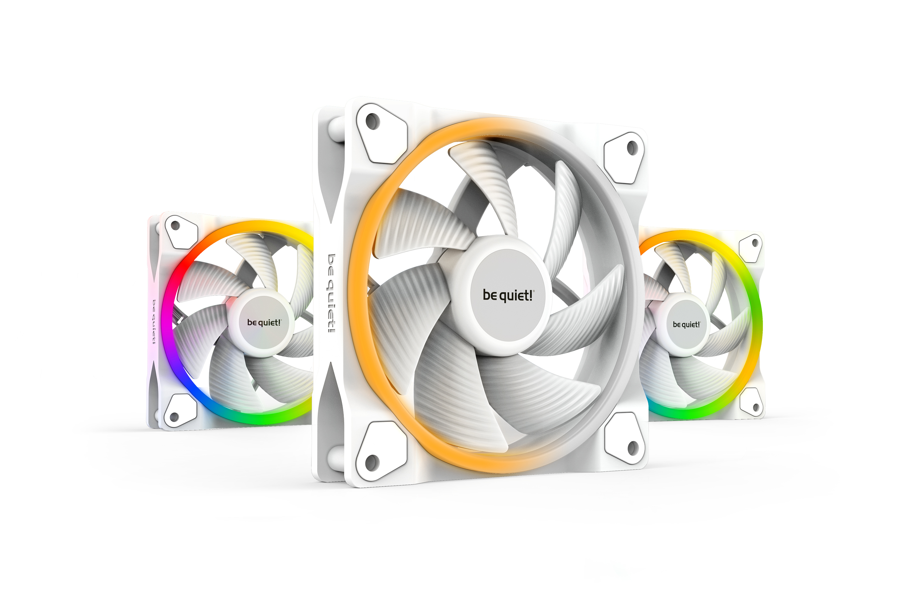 be quiet! Lüfter Light Wings PWM 120mm White 3-Pack