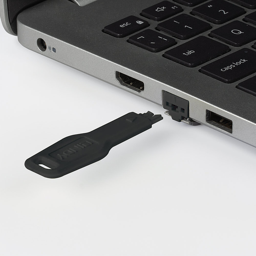 LINDY RJ45 Port Schlösser SCHWARZ, 20 Stück