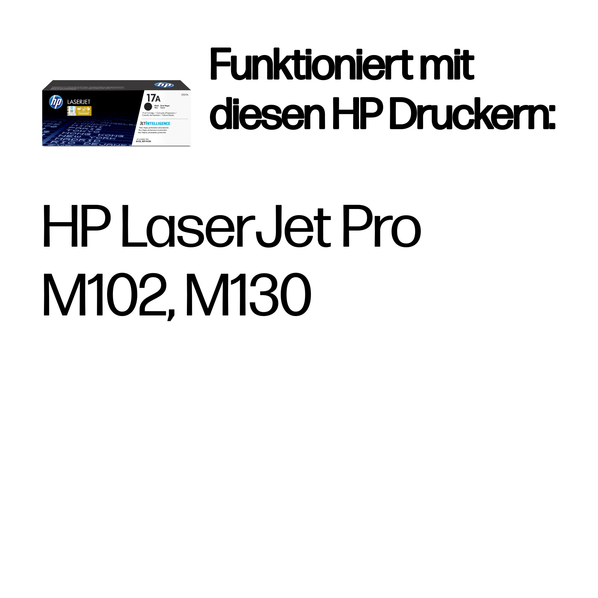 HP 17A Schwarz LaserJet Tonerpatrone