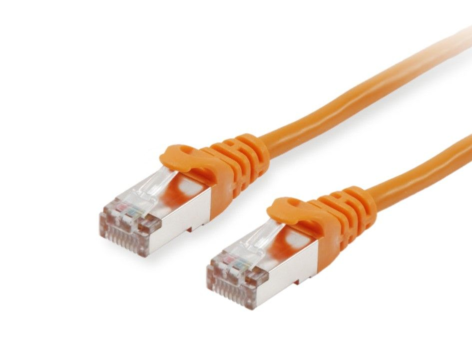 Equip Patchkabel Cat6 S/FTP 2xRJ45 50.00m orange LSZH Polybeutel