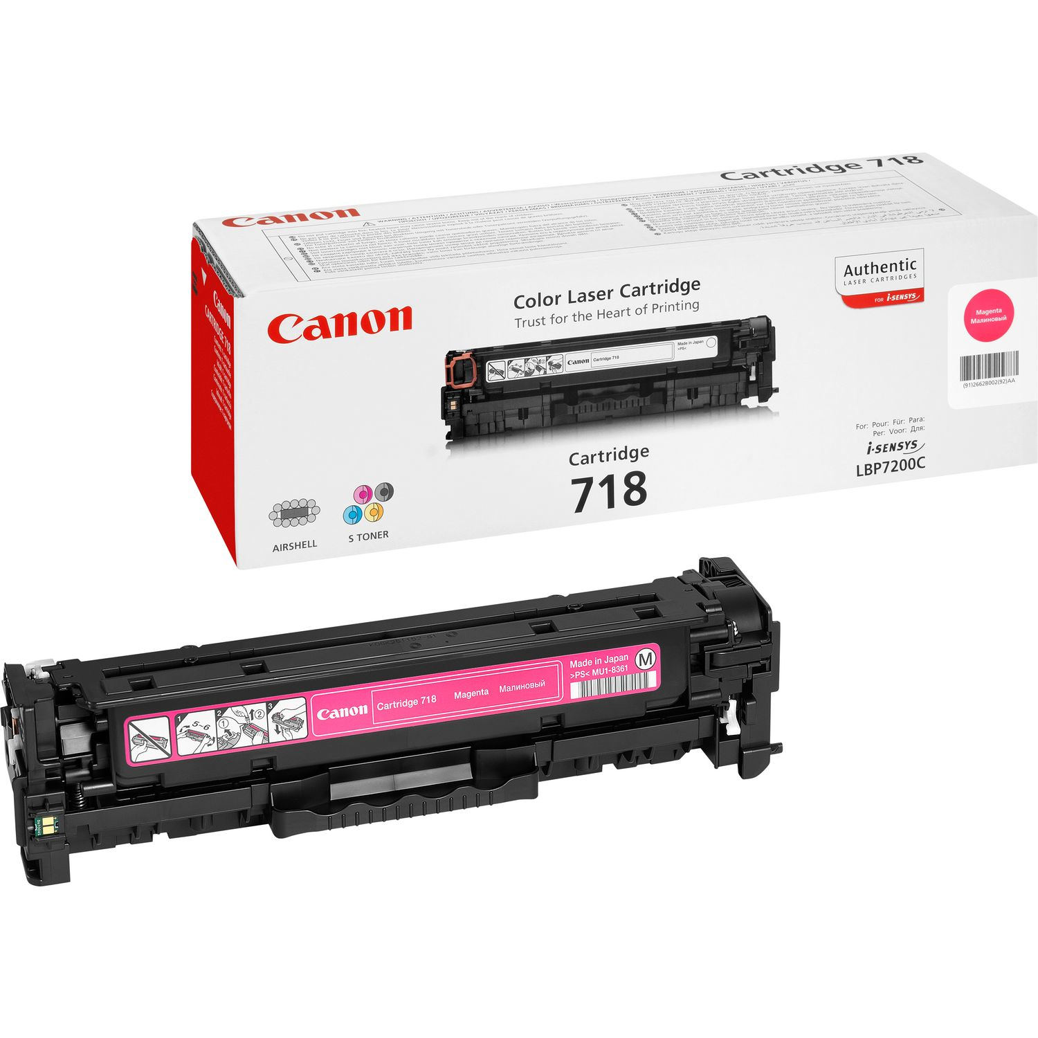 Toner Canon 718 M            magenta            2900 Seiten Toner Canon