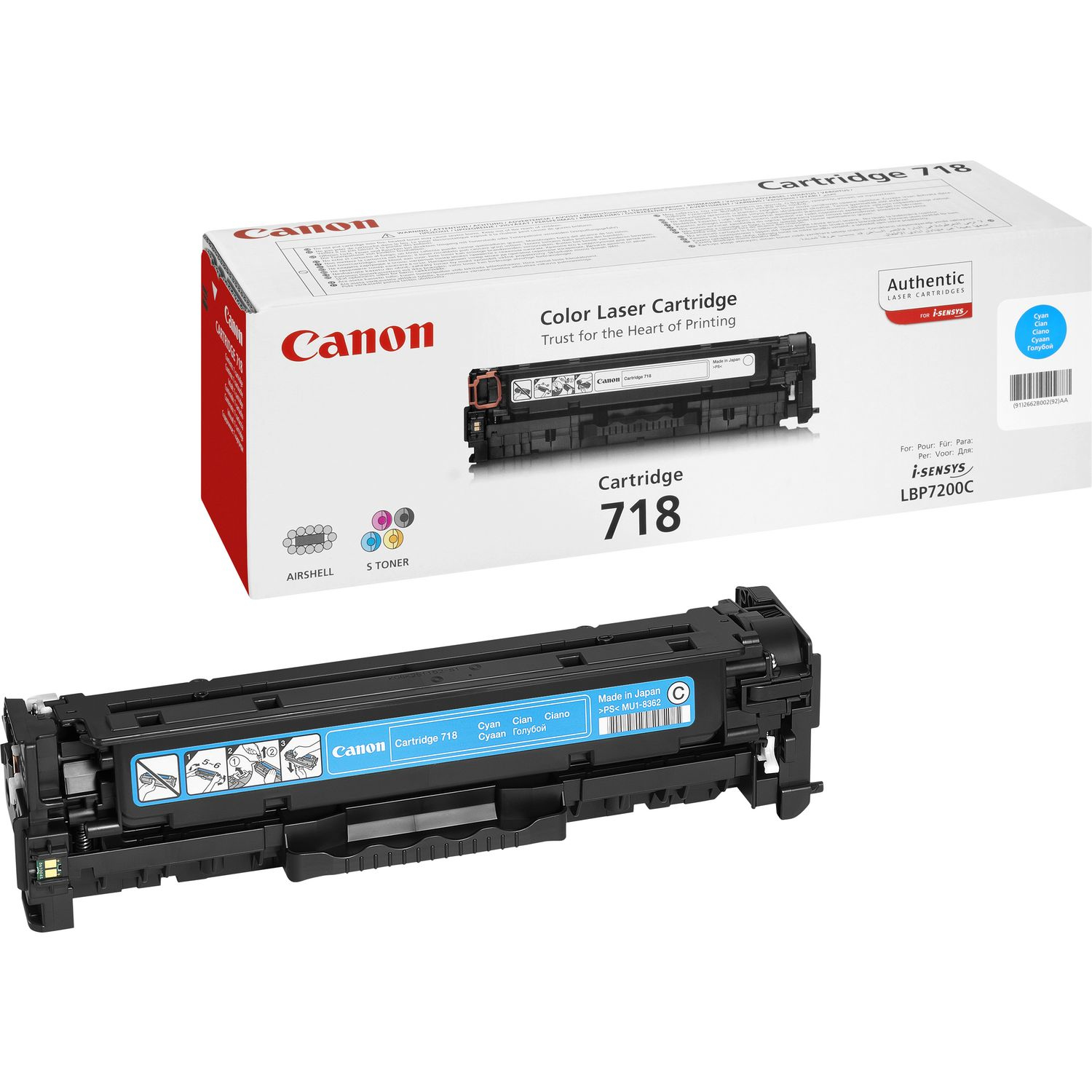 Toner Canon 718 C            cyan               2900 Seiten Toner Canon