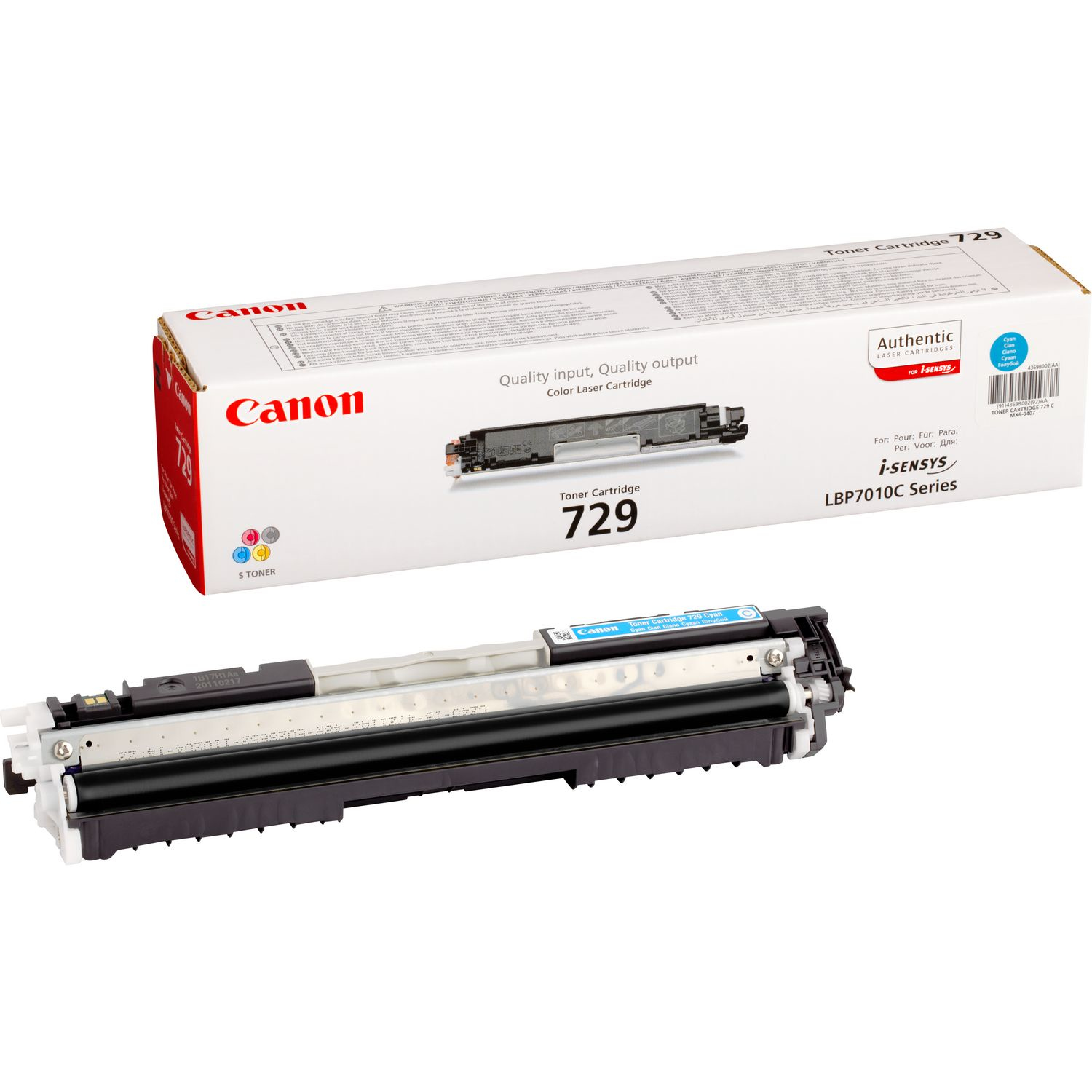 Toner Canon 729 C cyan 1000 Seiten Toner Canon