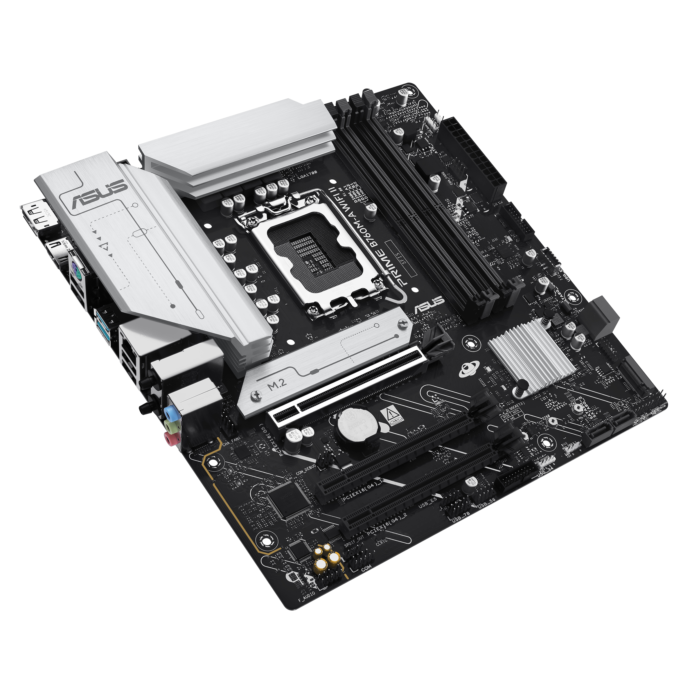 ASUS PRIME B760M-A WIFI II (INTEL,1700,DDR5,mATX)