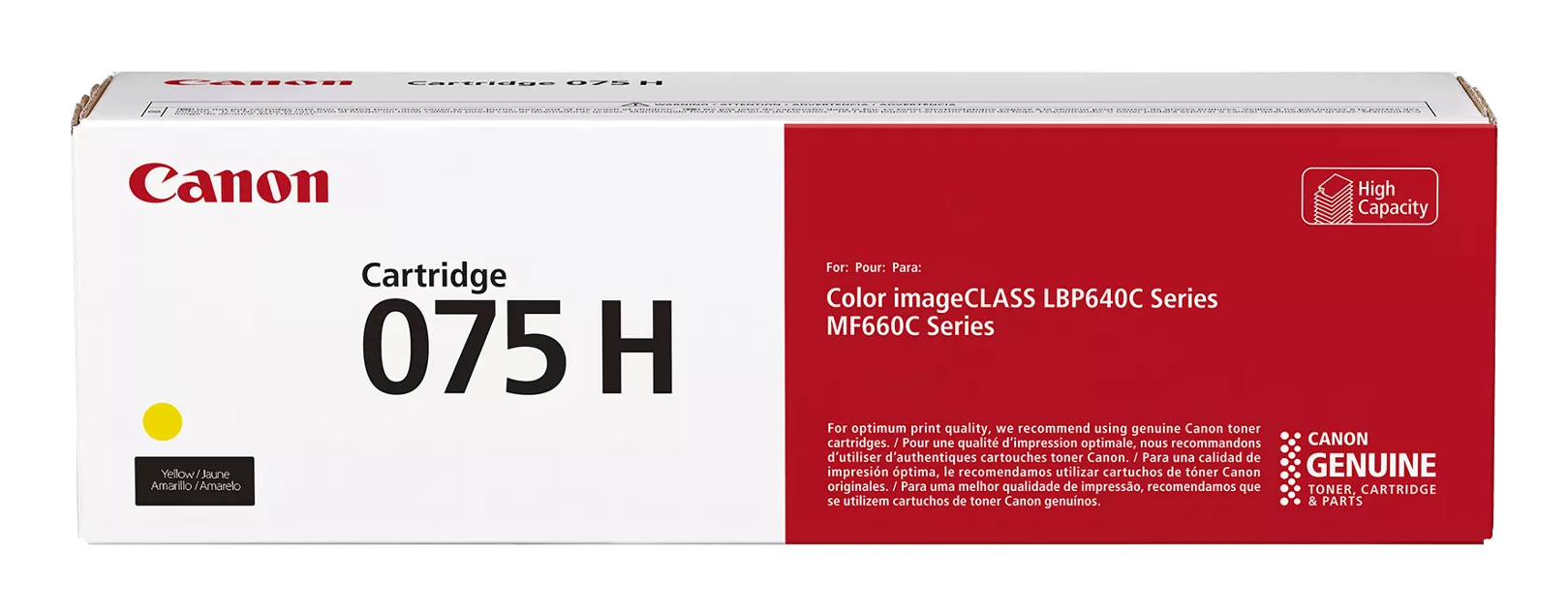 Toner Canon 075H Y           yellow             2500 Seiten