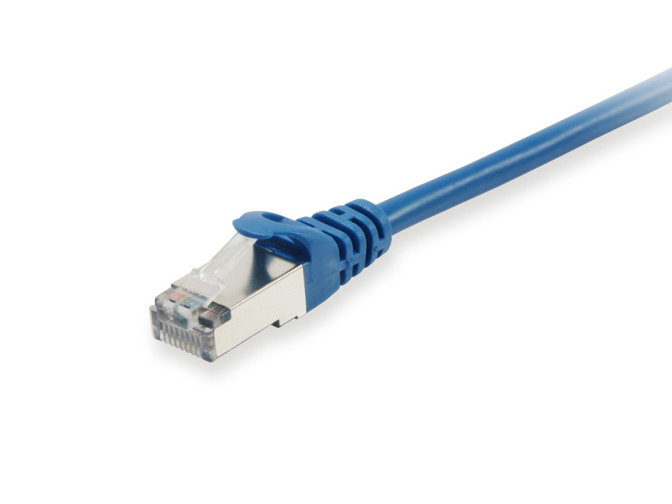 Equip Patchkabel Cat6A S/FTP 2xRJ45 25.00m blau LSZH Polybeutel