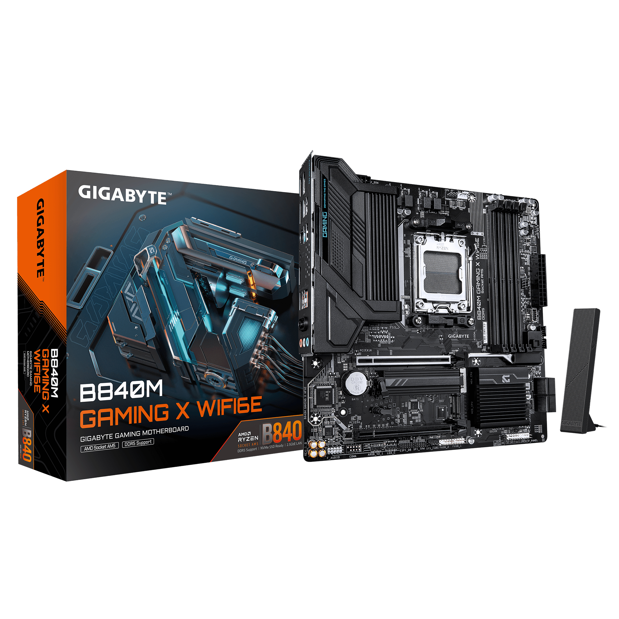 Gigabyte B840M Gaming X WiFi6E (B840,AM5,mATX,DDR5)