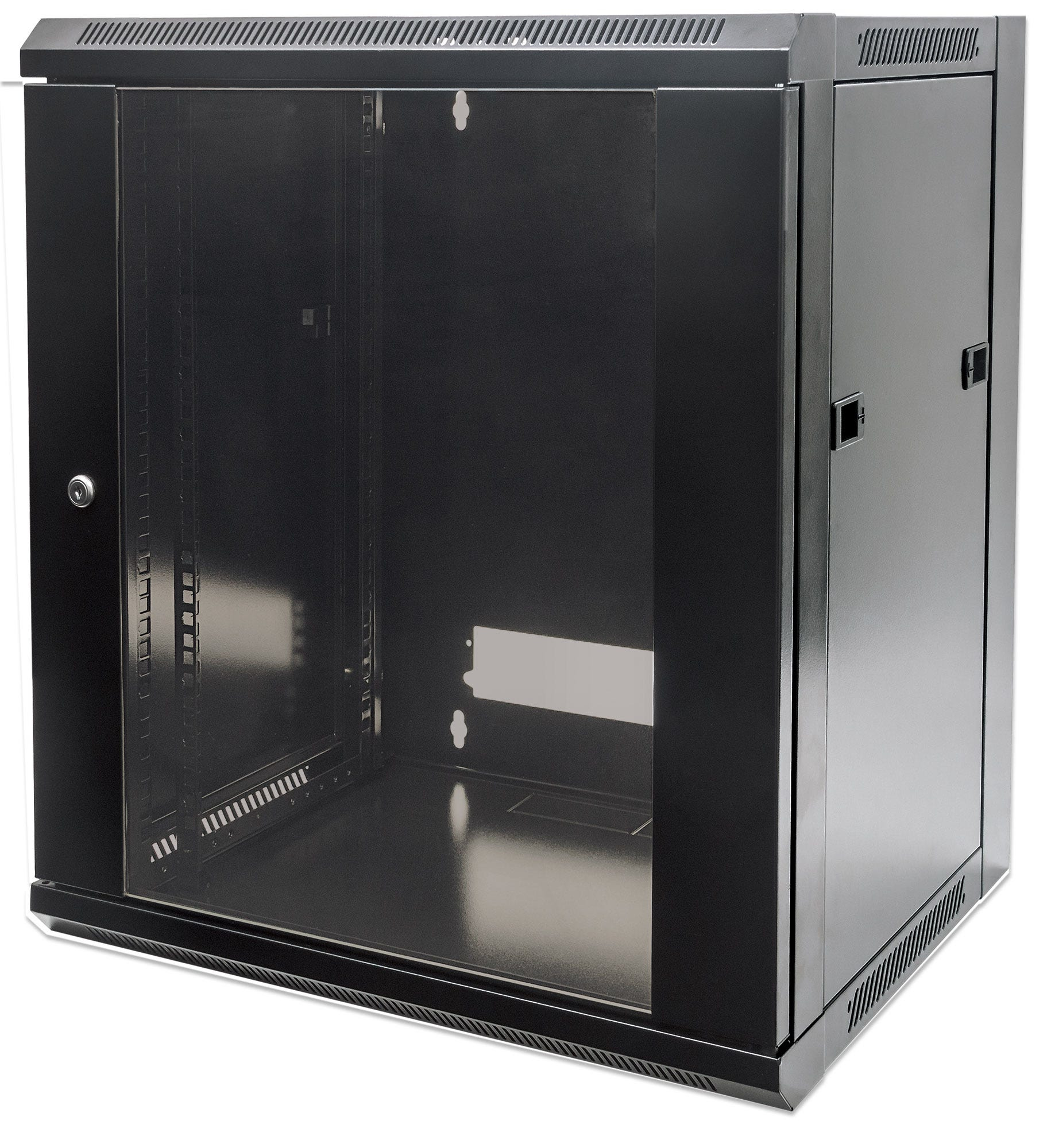 INTELLINET Wandverteiler 9HE 570x600mm schwarz,unmontiert