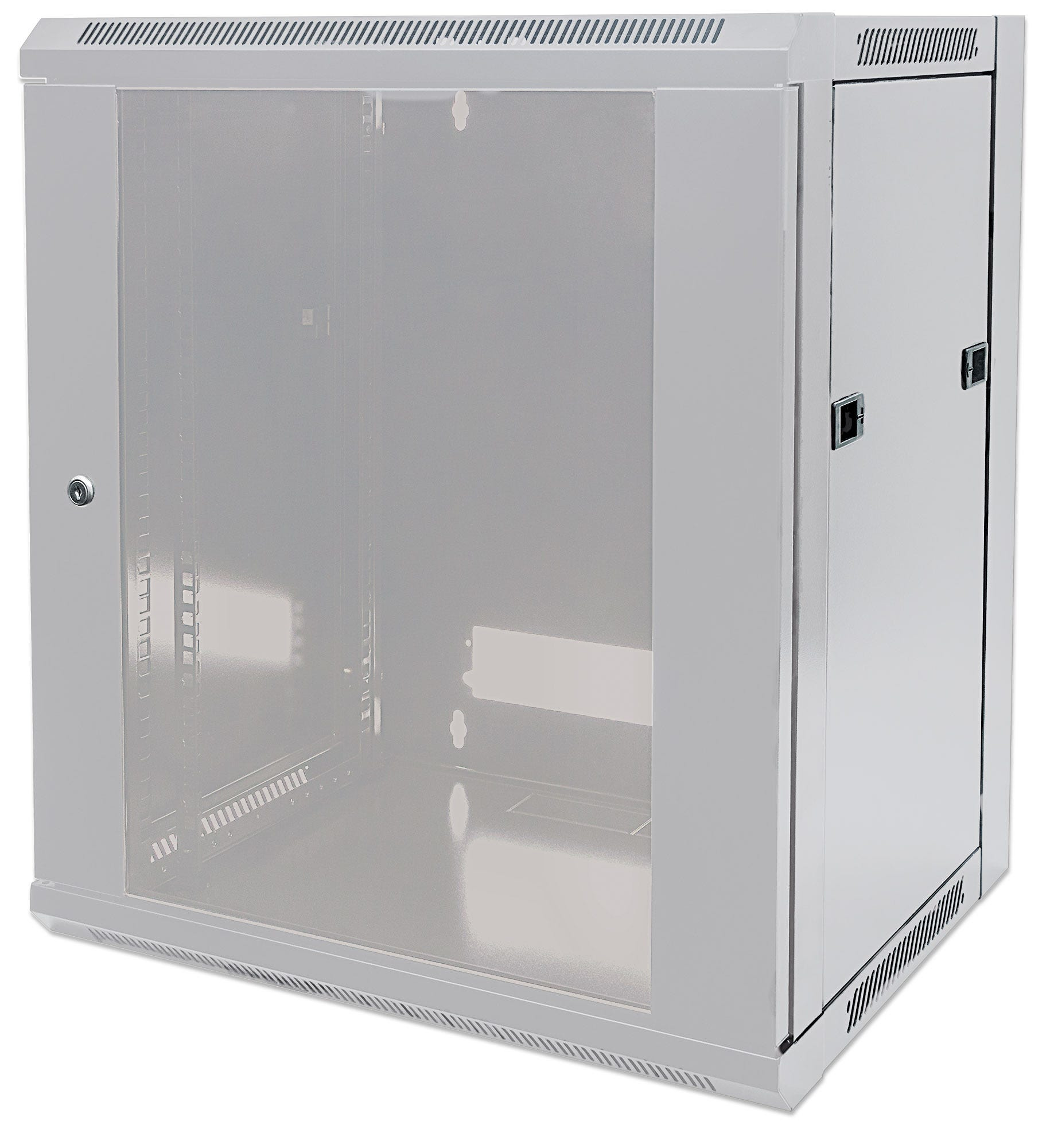 INTELLINET Wandverteiler 9HE 570x450mm grau,unmontiert