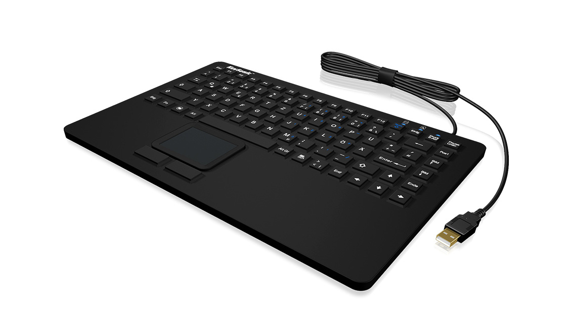 KeySonic KSK-5230IN Tastatur Büro USB QWERTY US Englisch Schwarz