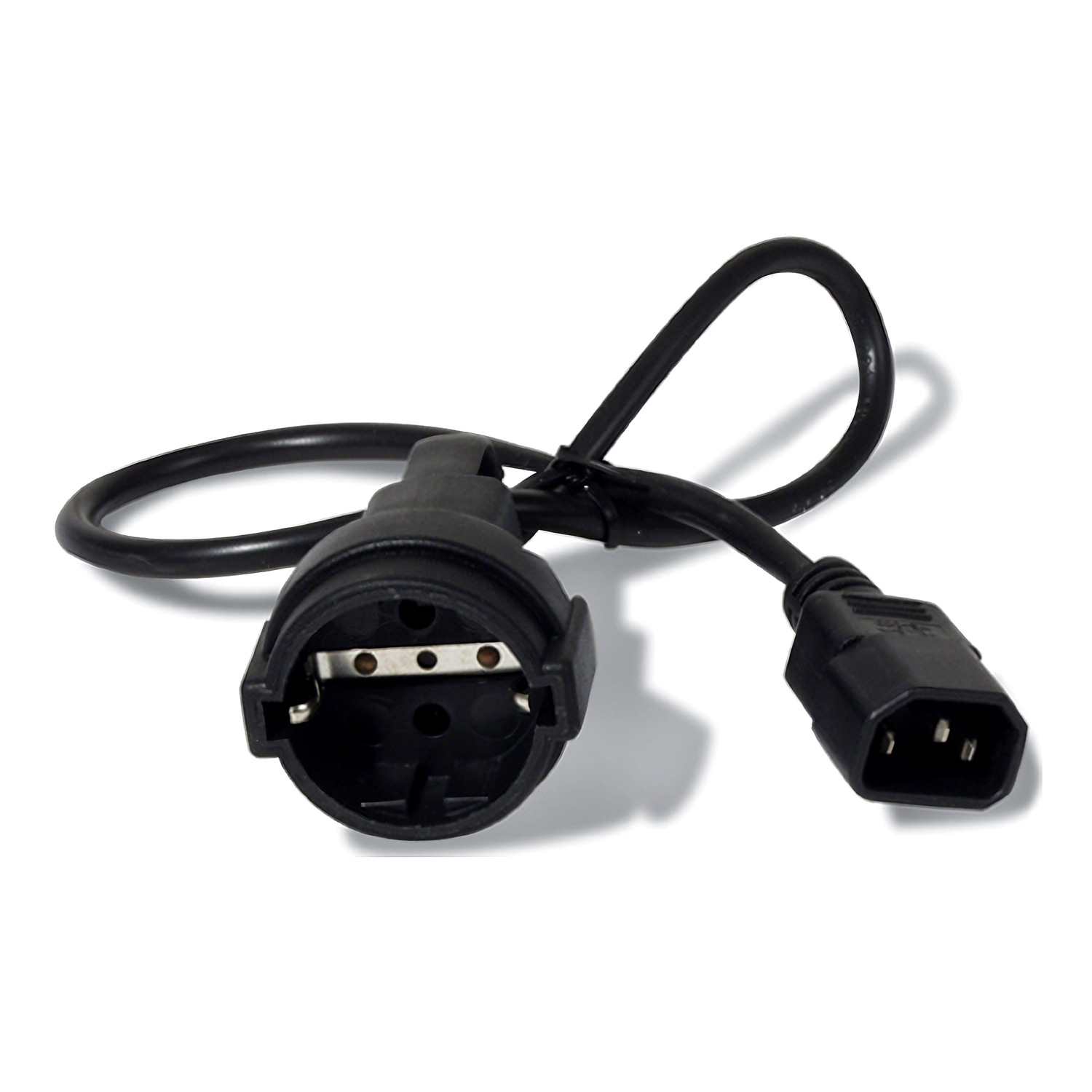 APC Stromkabel C14->CEE 7/­7 Schuko St/­Bu 0.60m schwarz APC Stromkabel C14->CEE 7/­7 Schuko St/­Bu 0.60m schwarz
