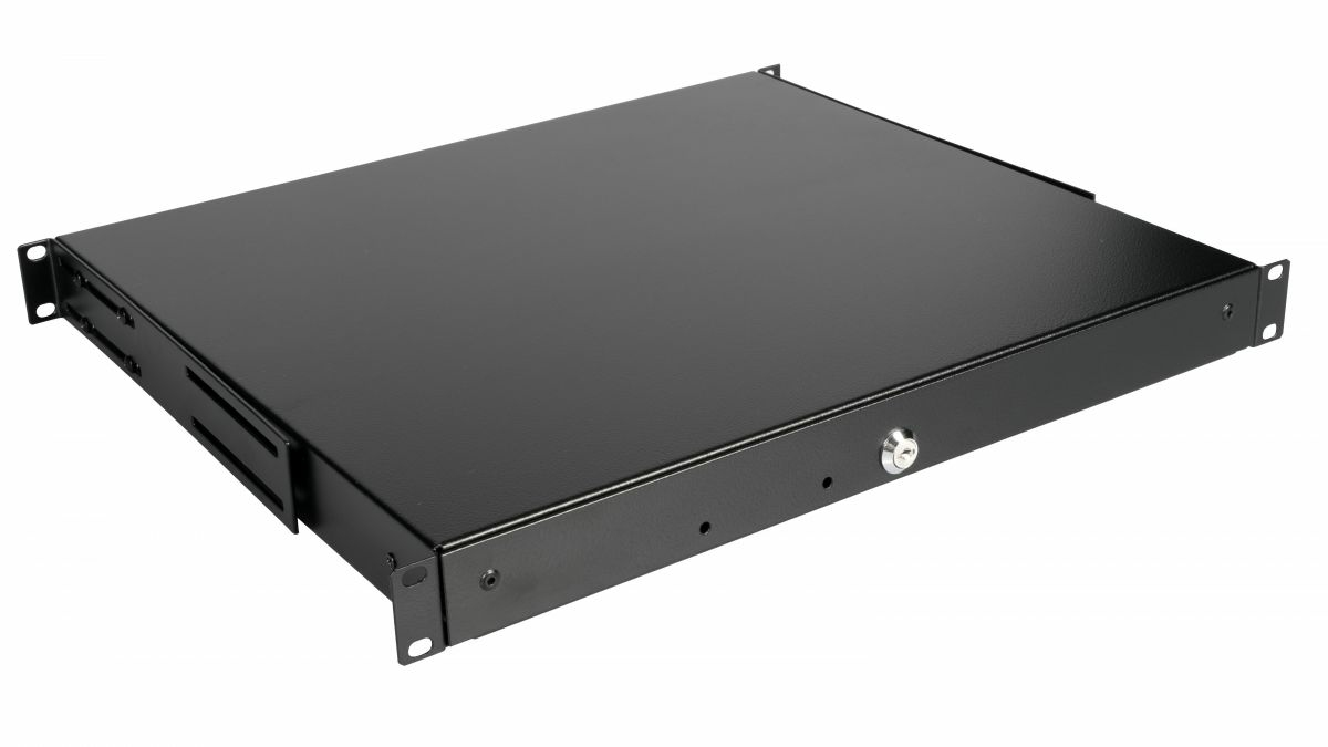 Equip 19" Schublade für Serverschränke abschl. 1U RAL9005