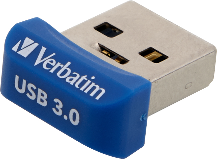 Verbatim Store 'n' Stay NANO - USB 3.0-Stick 16 GB - Blau